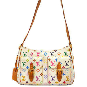 Louis Vuitton Lodge GM Multicolor Leather Shoulder Bag White